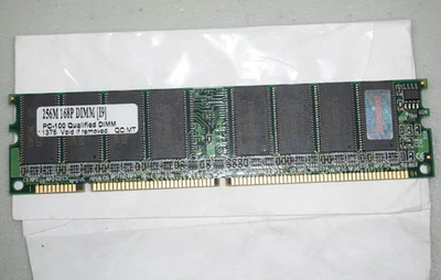 Transcend 256MB 168P DIMM [I9] PC-100 Desktop RAM Memory SDRAM - Image 1 of 4