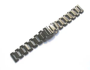 21mm Quality Stainless Steel Watch Band Solid Links - Bild 1 von 4