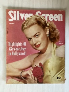 SILVER SCREEN - January 1952 - JEANNE CRAIN, VAN HEFLIN, DALE ROBERTSON & MORE! - Picture 1 of 2