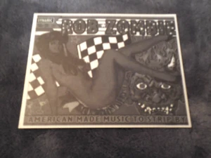 Rob Zombie American Music To Strip By Promocional Postal 1999 Geffen Records - Imagen 1 de 2