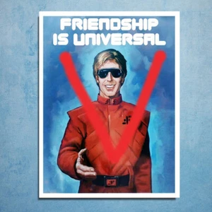 Freundschaft ist Universal V TV Serie Retro Stil Plaketten Schilder Poster Bild - Bild 1 von 2
