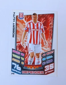 Match Attax Premier League 2012/13 Robert Huth Stoke City No 240 Base Card - Picture 1 of 2