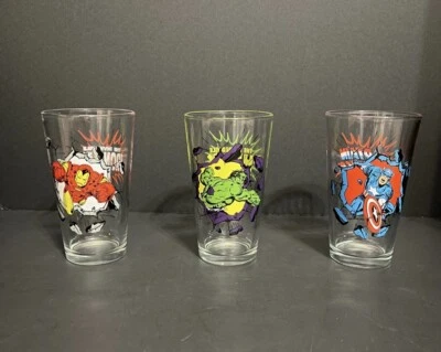 Gafas Marvel Iron Man, Hulk y Capitán América 16 0z Foto 1 de 4