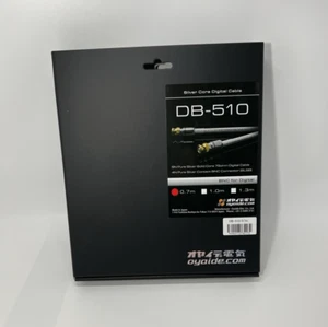 Oyaide DB-510 0,7m Cavo BNC, Filo Argento Alta Qualità, Maschio Nuovo - Foto 1 di 4