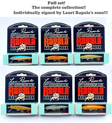 RAPALA LAURI RAPALA 100th Anniversary LR100 Limited Edition Sammler Köder - Bild 1 von 4