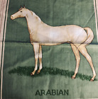 Arabian Horse Quilt Block a Remnant Block from Fabric Panel 13"x11 ½” Home Decor