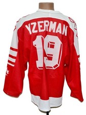 CANADA NATIONAL TEAM ICE HOCKEY SHIRT JERSEY TACKLA #19 YZERMAN L