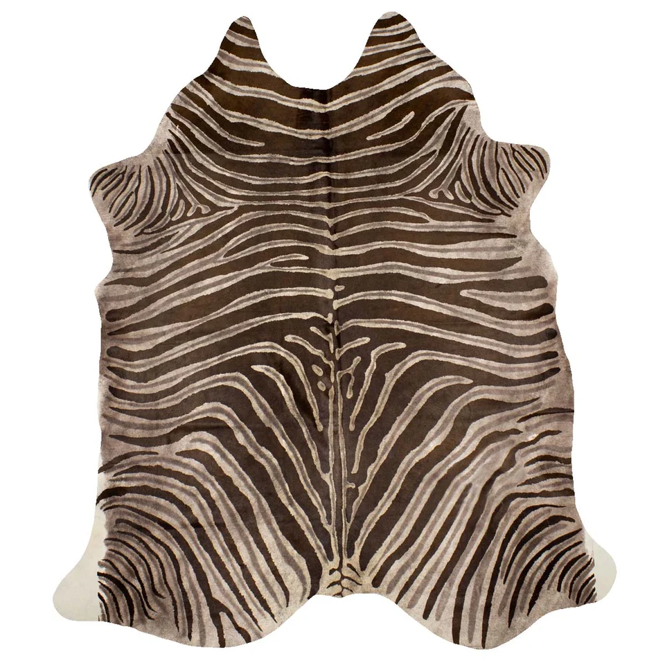 Genuine Cowhide Rug Size: 7x6 feet,  Dyed Brazilian Cowhide Rug - Image 1 of 3