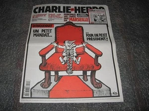 *charlie hebdo magazine #431 sept 2000 *a small term for small president* - Picture 1 of 1