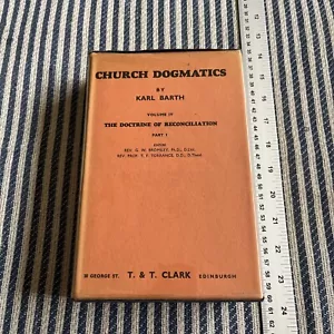 Karl Barth Church Dogmatics: The Doctrine Of Reconciliation Vol IV Part 1 1956 - Picture 1 of 15