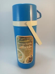 Vintage Aladdin Wide Mouth Thermo Bottle Thermos  - Picture 1 of 4