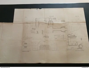 ANNALES PONT et CHAUSSEES - Plan de Mécanique Imp A.Broise 1884 - Imagen 1 de 4