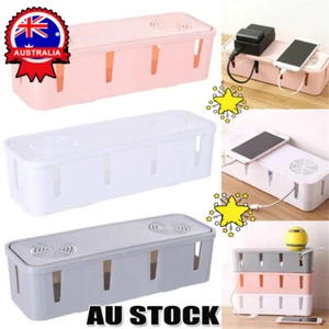 Cable Management Wire Cable Socket Data Storage Tidy Organizer Case AU - Picture 1 of 17
