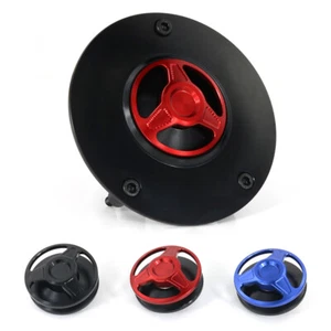 Tapa del tanque de combustible de gasolina sin llave apta para Suzuki GSX 1250F 09-12 Hayabusa GSX1300R 08-20 - Imagen 1 de 12