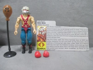 GI Joe BIG BOA Complete w/ Filecard Vintage 1987 Hasbro - Picture 1 of 6