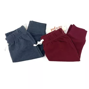 Cat & Jack Baby Boy Size 3-6M Pull-On Pants Drawstring (2 Pack) Red/Gray - Picture 1 of 7