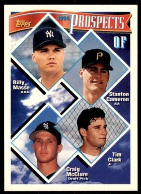 1994 Topps Billy Masse/Stanton Cameron/Tim Clark/Craig McClure Baseball Card #79 - Image 1 of 2