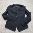 Bcbgmaxazria Patrick 1 Button Black Blazer Womens Small Solid Work Formal Dress