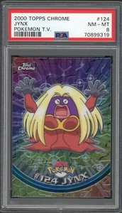 PSA 8 Jynx Topps Chrome Pokemon T.V. #124 Holo Pokemon Card B8 - Picture 1 of 2