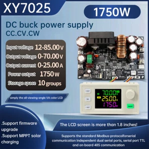 XY7025 CNC DC12-85V Adjustable Buck Power Supply Voltage Regulator 25A/1750W - Picture 1 of 26