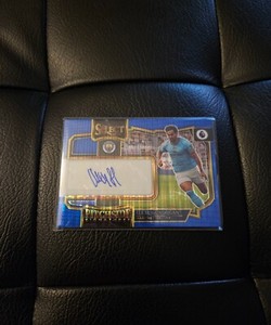 PANINI SELECT 2022/23 EPL ILKAY GUNDOGAN BLUE PULSAR PITCHSIDE AUTO CARD
