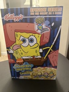 SpongeBob SquarePants 2006 Kellogg’s Cereal, New, Sealed, Unopened, Episode 14B