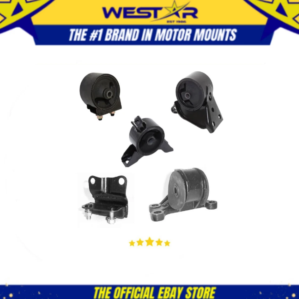 Juego de montaje de motor y transmisión 5 piezas para Mazda 626 2001-2002 2,0 L se adapta a automático Foto 1 de 4