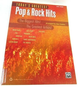 Today's Greatest Pop Rock Sheet Music Song Book Piano Lyrics Perry Mars Journey - Picture 1 of 2
