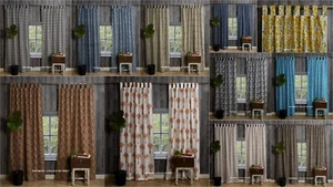 2 Pcs Indien Hand Block Print Curtain Drape Window Decor Multi Cotton Curtains - Picture 1 of 35