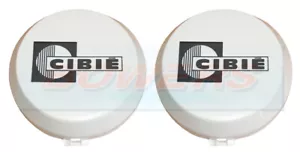 PAAR CIBIE OSCAR 7" SPOTLICHT SPOTLAMPE ANTRIEB NEBELLICHT LAMPE ABDECKUNGEN KAPPEN - Bild 1 von 1