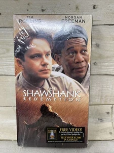 The Shawshank Redemption VHS Tape Brand New Factory Sealed 1994 Morgan Freeman - Picture 1 of 7