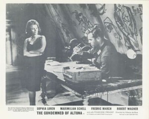 SOPHIA LOREN MAXIMILIAN SCHELL I KIDNAPPED BY ALTONA 1962 VINTAGE LOBBY CARD  