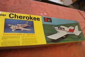 Sterling Models, "Piper Cherokee" Vintage Balsa R/C Airplane Kit 37" - Picture 1 of 9