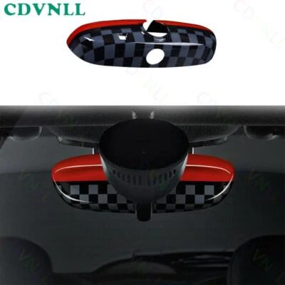 For Mini Cooper Clubman F54 JCW-Style Middle Console Rearview Mirror Frame Cover — 第 1/4 张图片