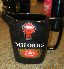 MILORDS   Scotch Whisky   13  cm Water JUG   Breweriana