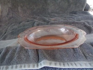 Princess Rosa Vertiefung Offen Gemüseschüssel 10,25" Hocking Glas Co. REDUZIERT - Bild 1 von 2