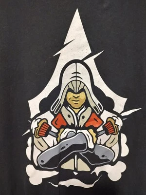 RARA Camiseta Johnny Cupcakes Negra Con Diseño Gráfico Multicolor Talla 3X-Grande Foto 1 de 4