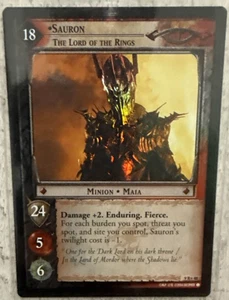 LOTR TCG Reflections SAURON THE LORD OF THE RINGS 9R+48 FOIL NM - Picture 1 of 1
