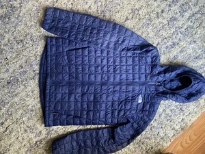 North Face Kids Puffer Jacket Size XL 18/20 Navy Color - Picture 1 of 6