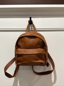 Madewell The Lorimer Marrón MINI Mochila Inglés Sillín Cuero Cartera ¡LEER!! - Imagen 1 de 17
