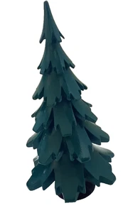 Vintage Erzgebirge GAHLENZ Painted Wood Evergreen Tree Germany 6" - Picture 1 of 8