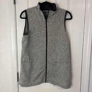 Lee Riders Women Vest Size S/P Gray Brown Neck - Picture 1 of 7