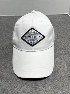 Robin Ruth White Strapback New York City NYC The Empire State CLEANED Hat Cap - Picture 1 of 11