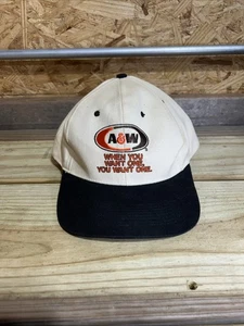Vintage A&W When You Want One You Want One Hat - Picture 1 of 3