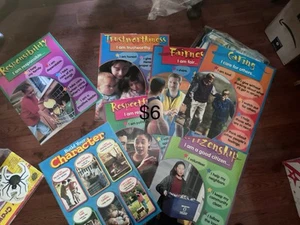 Character Counts Resource Posters And Border Set Of 9 Posters And 1 Border - Picture 1 of 13