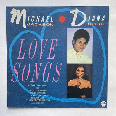 MICHAEL JACKSON & DIANA ROSS Love Songs 1987 UK Vinyl LP Telstar records  - Image 1 of 4