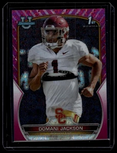 2022 Bowman Chrome #91 Domani Jackson Fuschia Mini-Diamond Refractor #/150 - Picture 1 of 2