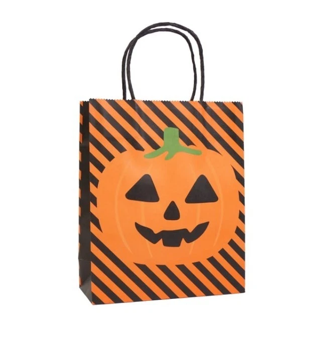 Bolsas de regalo de papel de truco o trato de Halloween fiesta dulce botín golosina bolsa para niños Foto 1 de 1