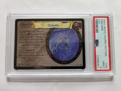 Harry Potter TCG Unicorn 20/116 PSA 9 Mint - Image 1 of 4