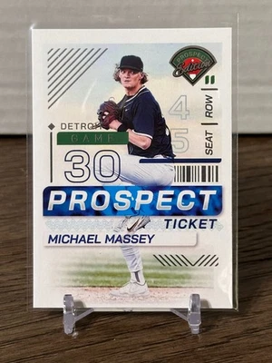 2024 Panini Prospect Edition MICHAEL MASSEY Tigers PROSPECT TICKET #50 - Image 1 of 2